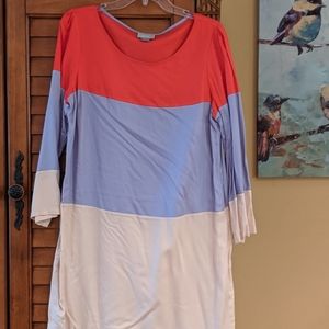 Dress...color block shift